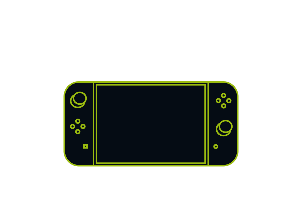 Nintendo Switch line drawing