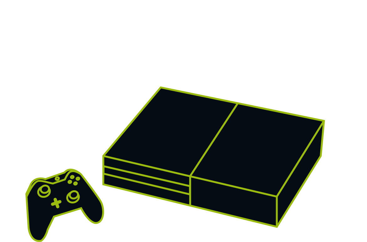 XBox line drawing