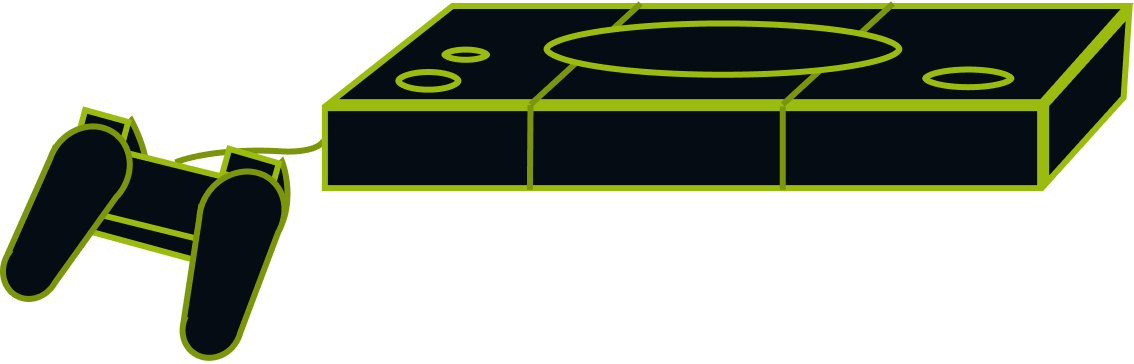 PlayStation line drawing