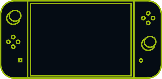 Nintendo Switch line drawing